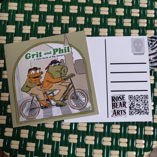 A Little Book of Big Jawns Square POSTCARD / PRINT