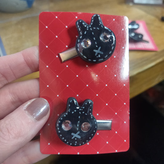 Bunny HAIR PINS by Skullduggery Studio