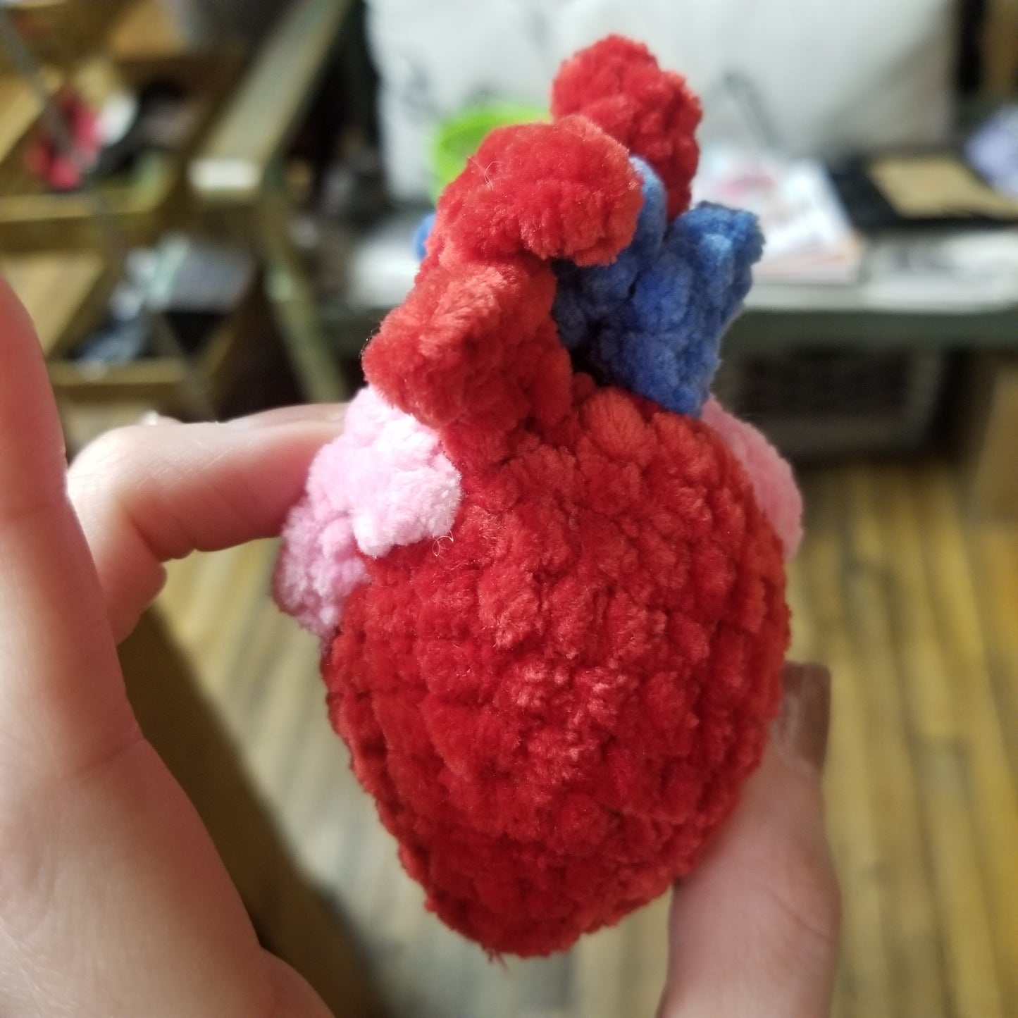 Crochet Anatomical Heart