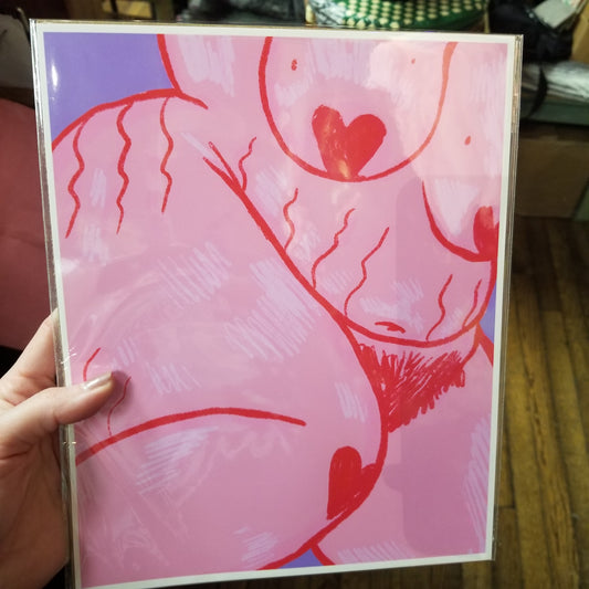 Pink Body PRINT by Obeillustration