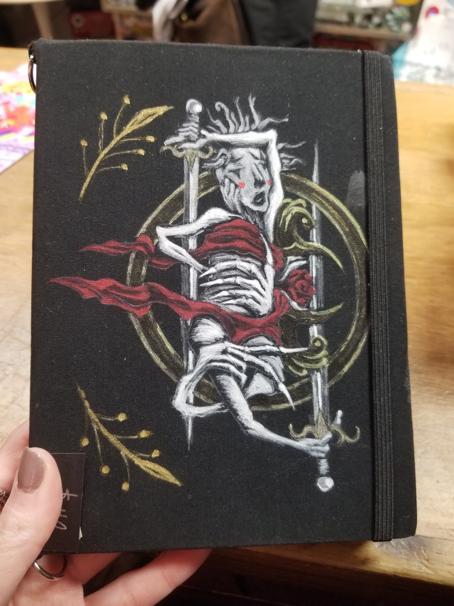 Fallen 6x7" Hand Bound JOURNAL / SKETCHBOOK