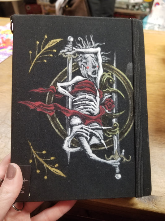 Fallen 6x7" Hand Bound JOURNAL / SKETCHBOOK