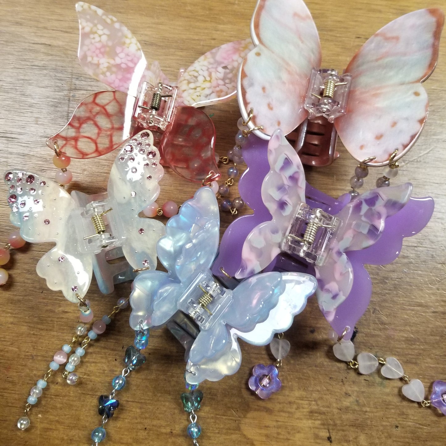 Butterfly Beaded HAIR CLIP by Lavish-Li Made