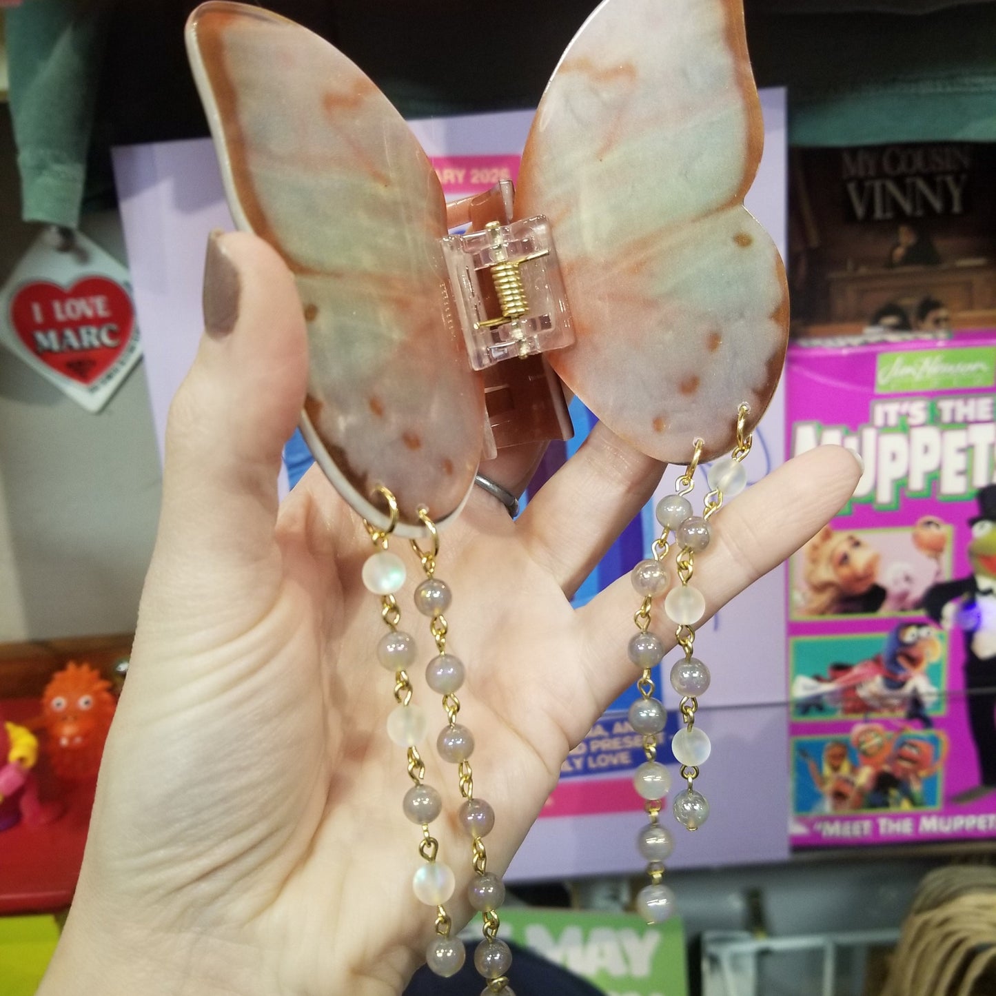 Butterfly Beaded HAIR CLIP by Lavish-Li Made