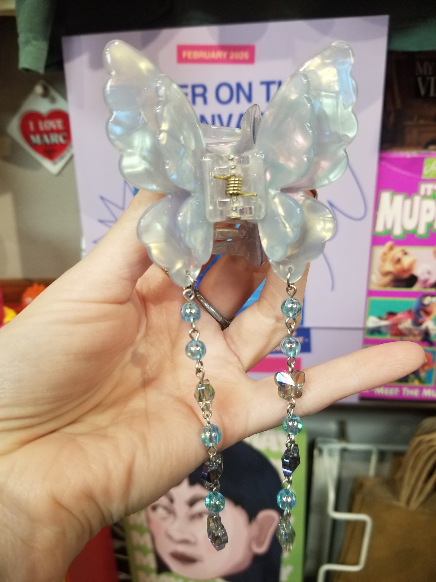 Butterfly Beaded HAIR CLIP by Lavish-Li Made