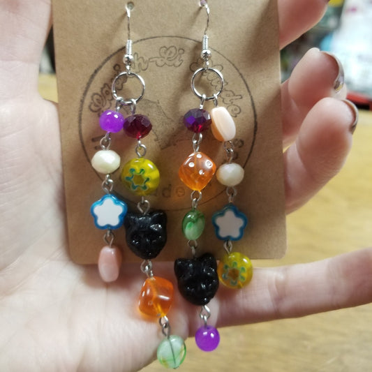 Willow Earrings with Cat Heads EARRiNGS by Lavish-Li Made