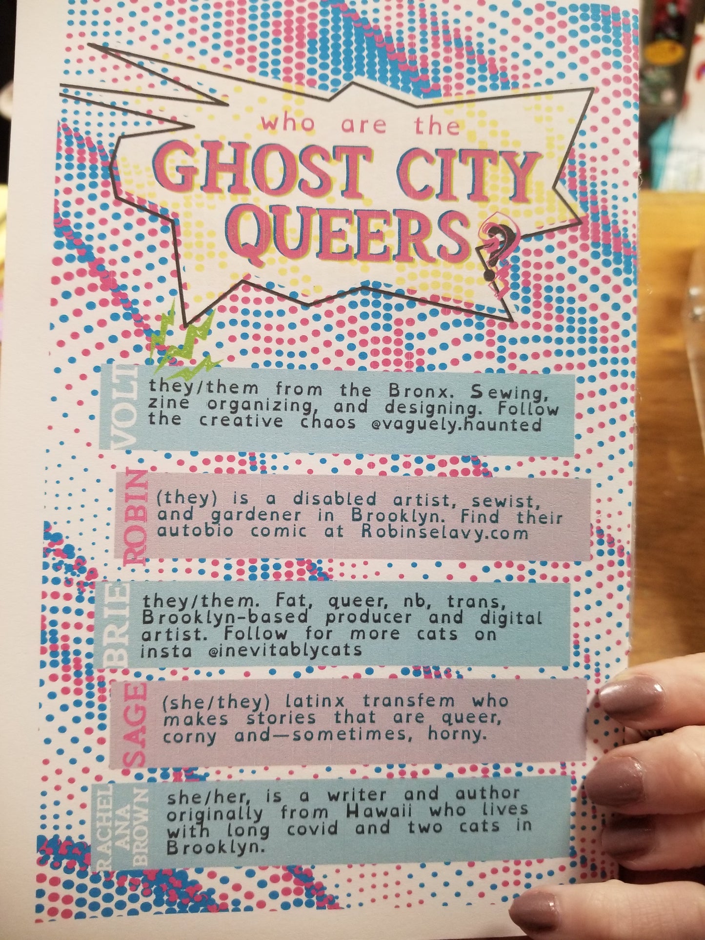 Cats Keep Us Going ZINE by Ghost City Queers