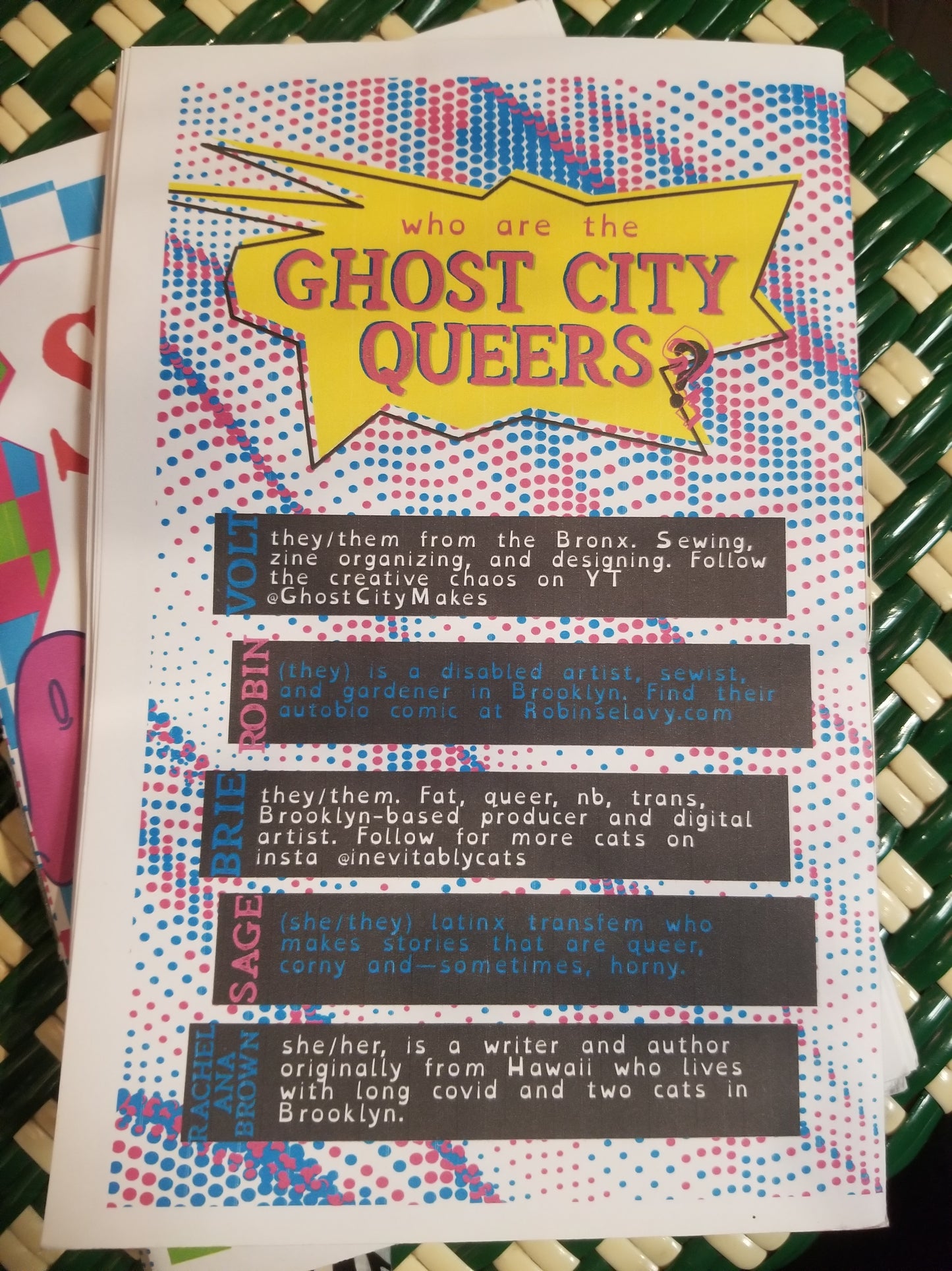 18+ Spicy Fruits Keep Us Going ZINE by Ghost City Queers