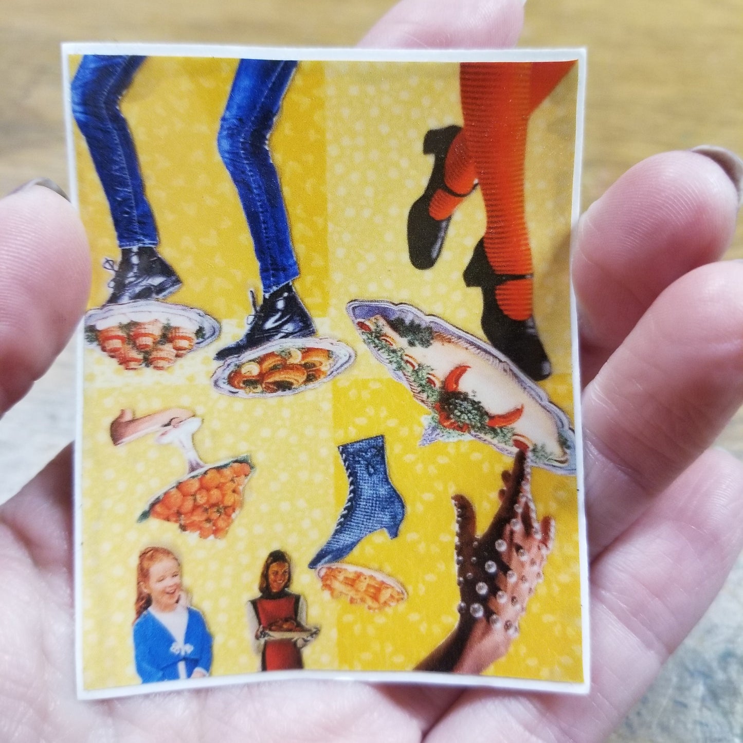 Legs collage STICKER by Lavish-Li Made