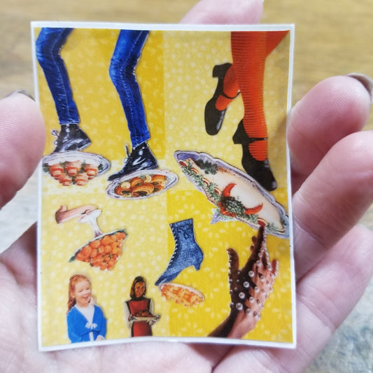 Legs collage STICKER by Lavish-Li Made
