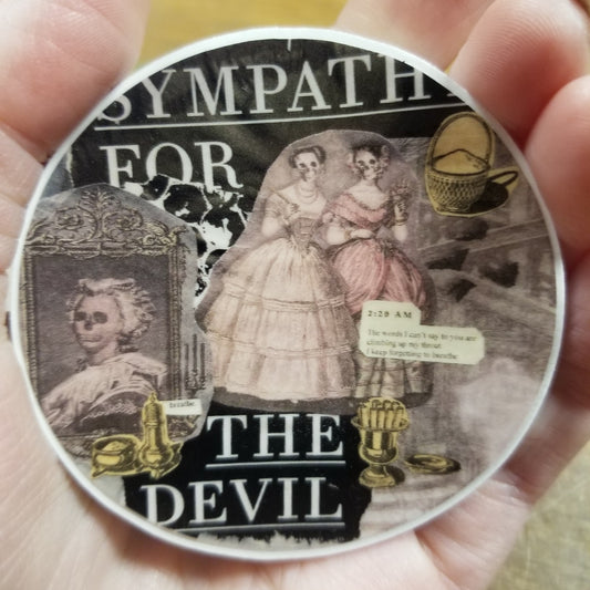 Sympathy For The Devil collage STICKER by Lavish-Li Made
