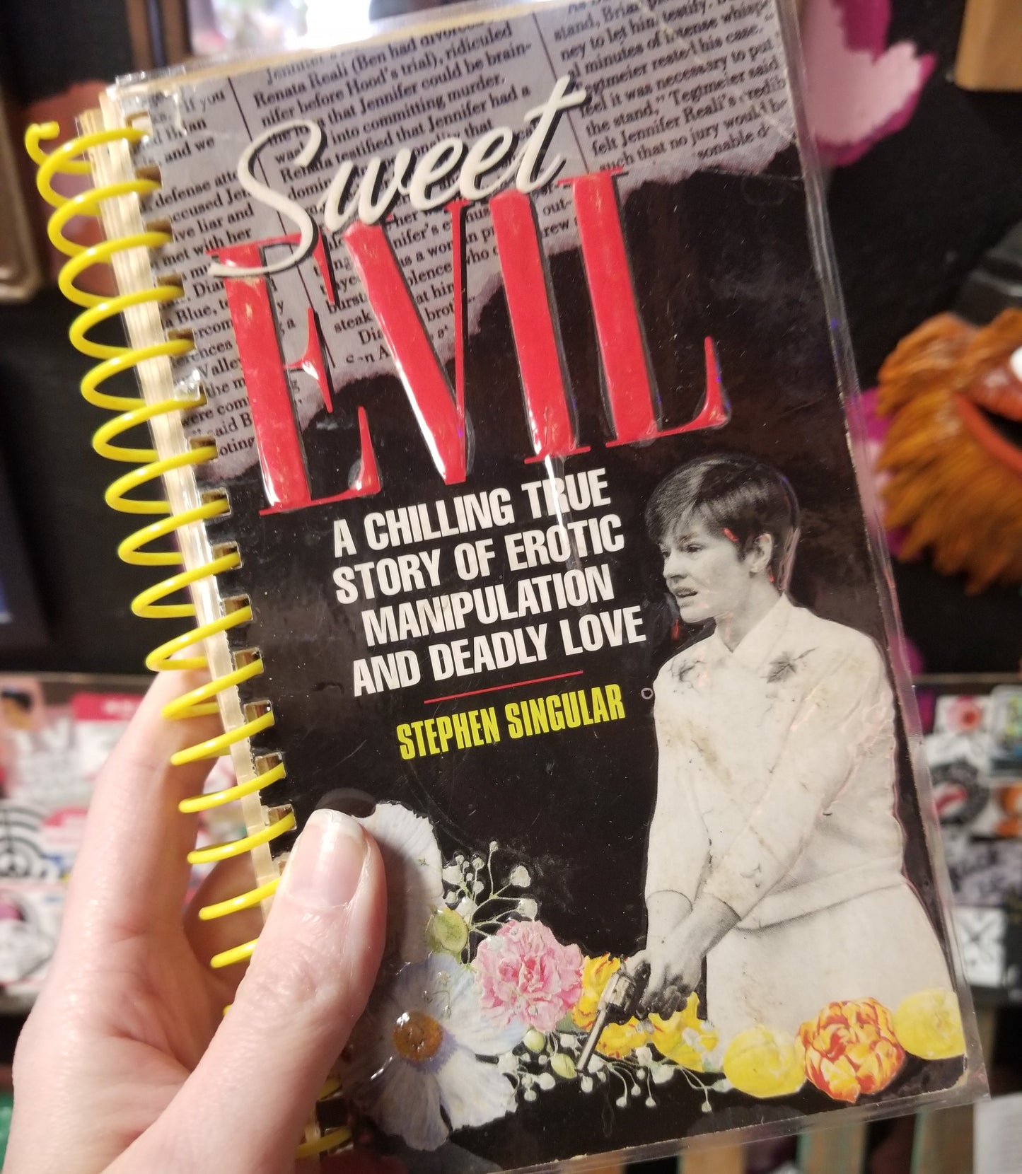 Upcycled Vintage Scary Book Sketchbooks / NOTEBOOKs