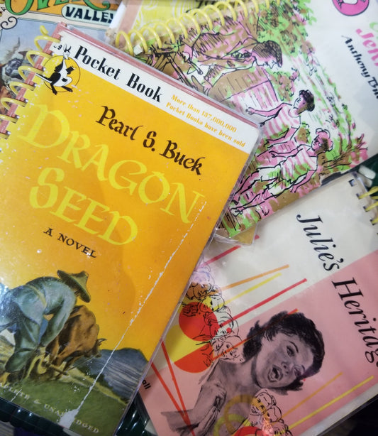 Upcycled Misc Fiction Book Sketchbooks / NOTEBOOKs