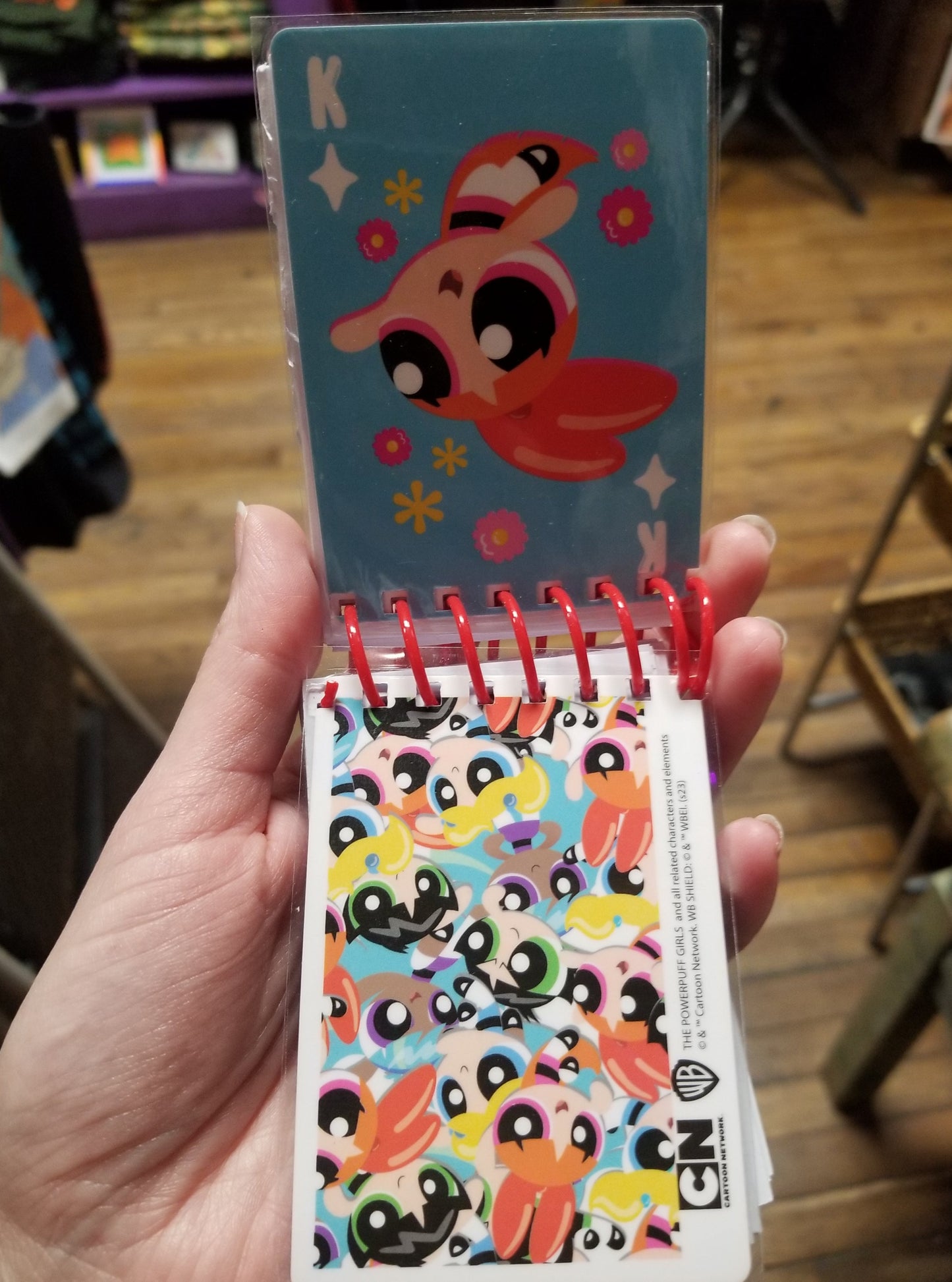 Upcycled Trading Card Puff Mini NOTEBOOKs