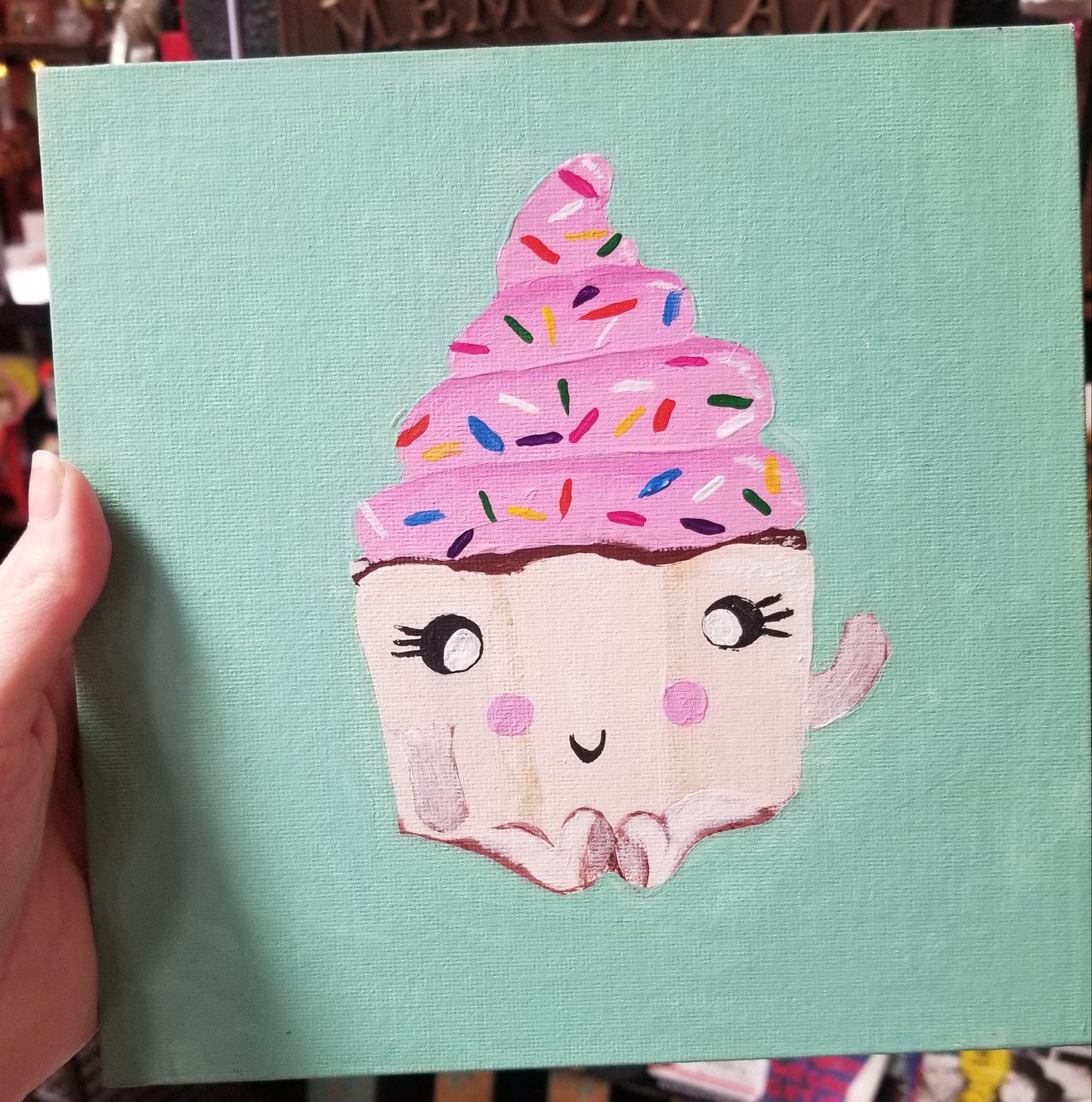 Cupcake Cutie PAINTING