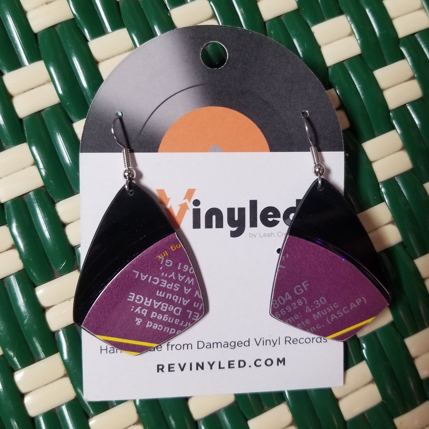 016 El DaBarge with DeBarge You Wear It Well Vinyl Record EARRINGS