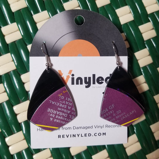 016 El DaBarge with DeBarge You Wear It Well Vinyl Record EARRINGS