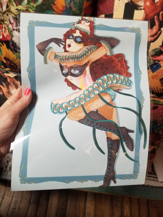 Roan Clown PRINT
