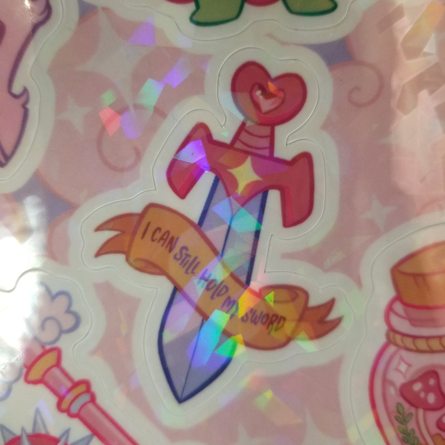 I Can Still Hold My Sword STiCKER SHEET