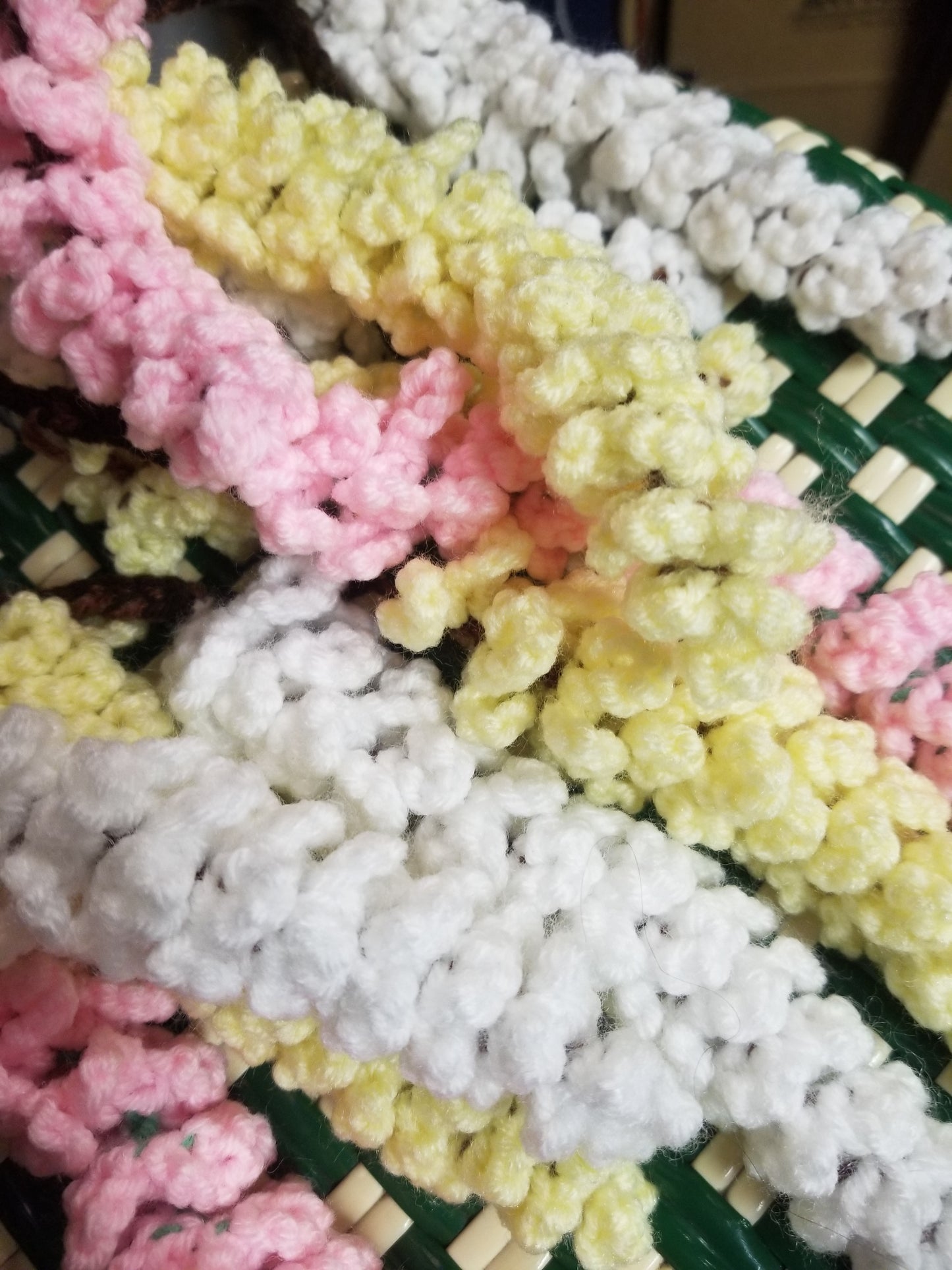 Crochet Wisteria Garland Horizontal