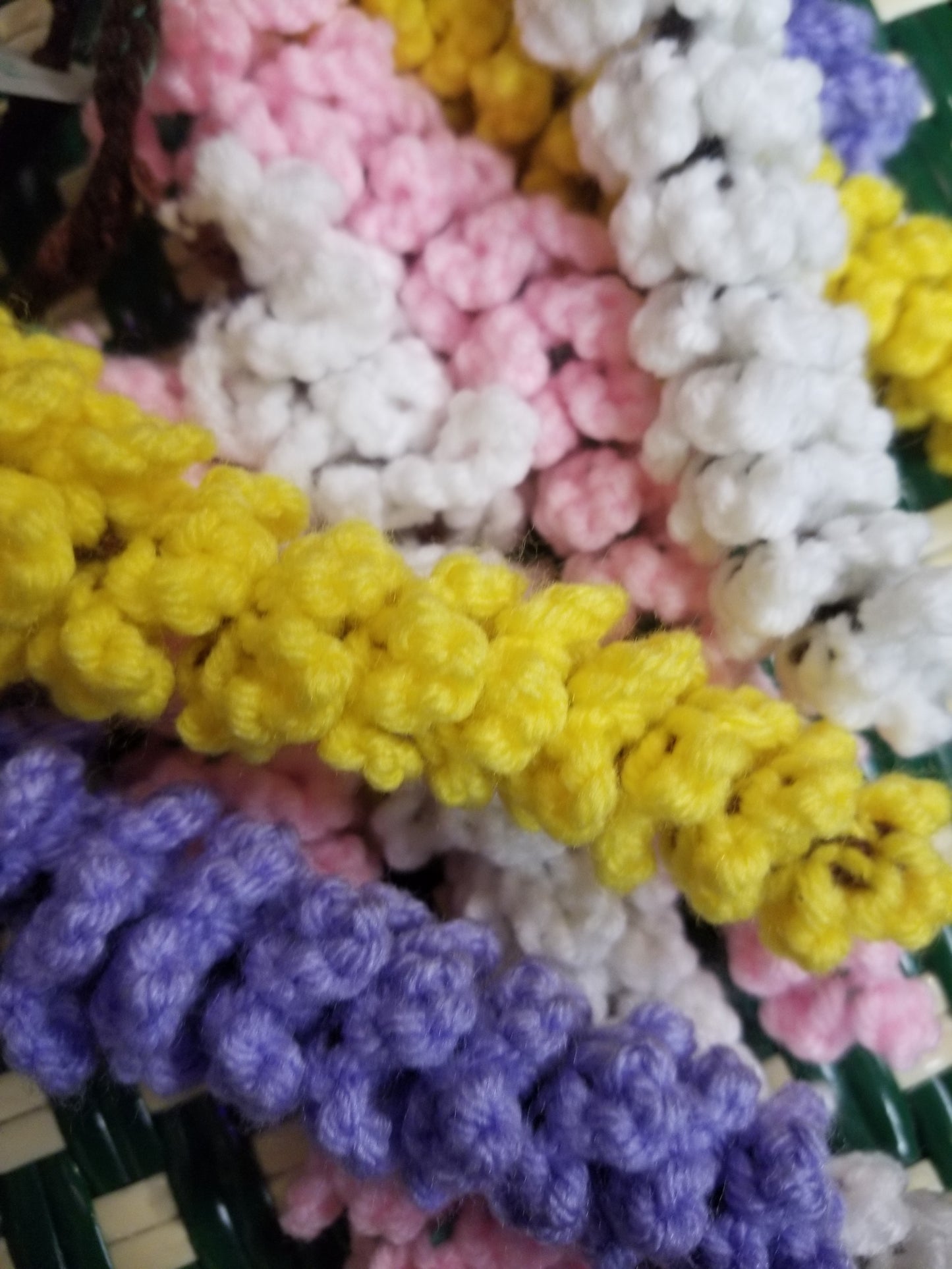 Crochet Wisteria Garland Horizontal