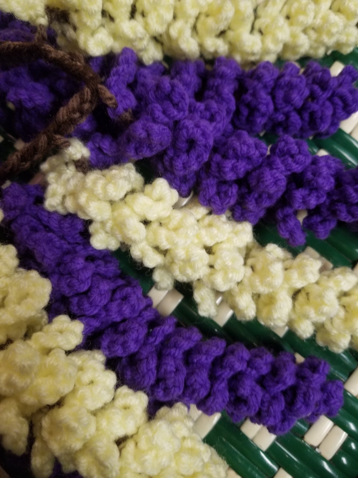 Crochet Wisteria Garland Horizontal