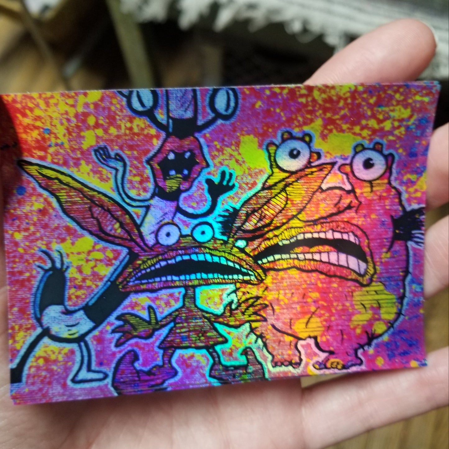 Scared Monsters STICKER