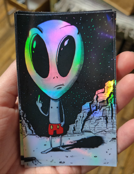 FU Alien STICKER