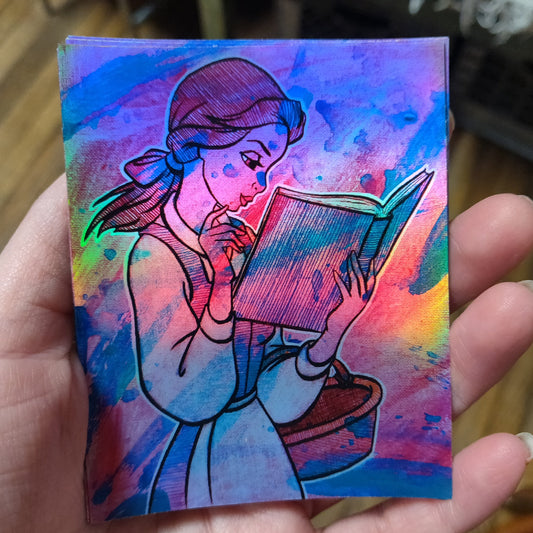 Beauty and the Book STICKER
