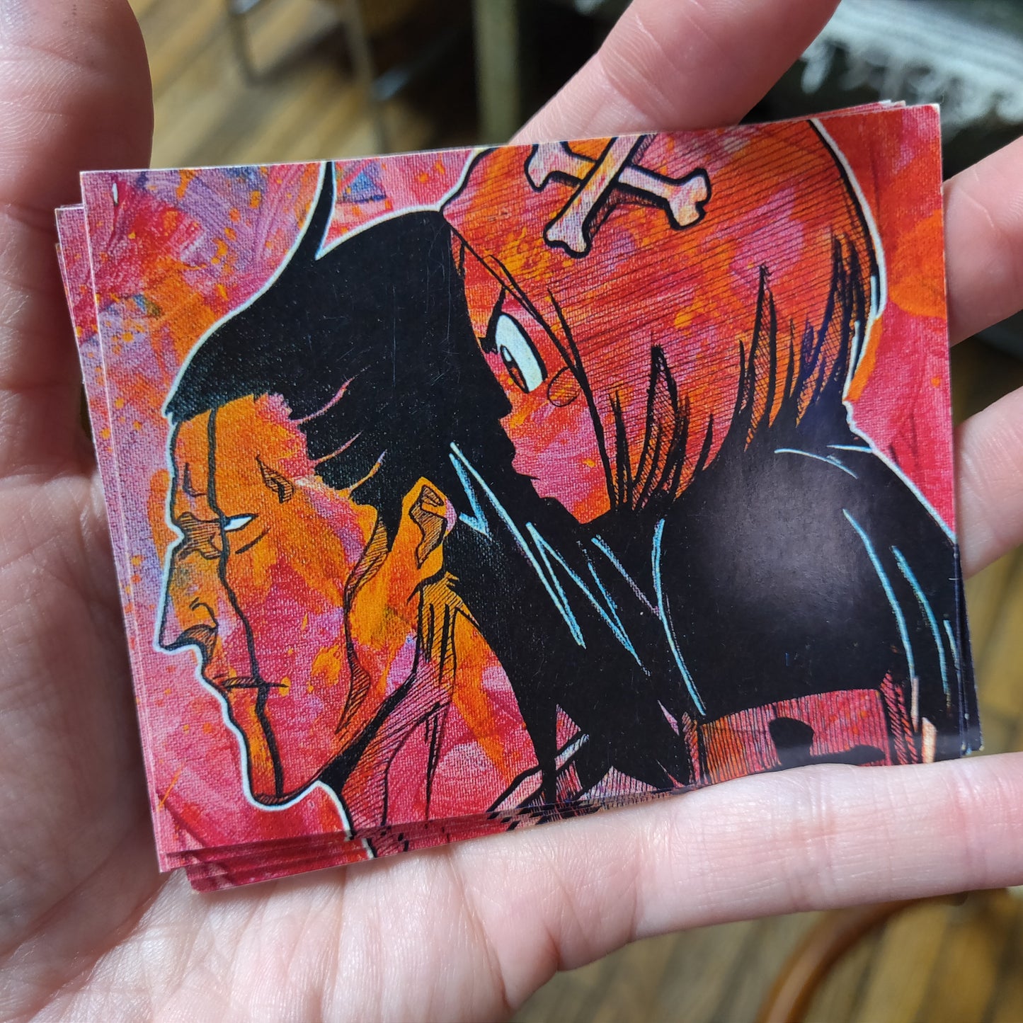 Two In Profile STICKER