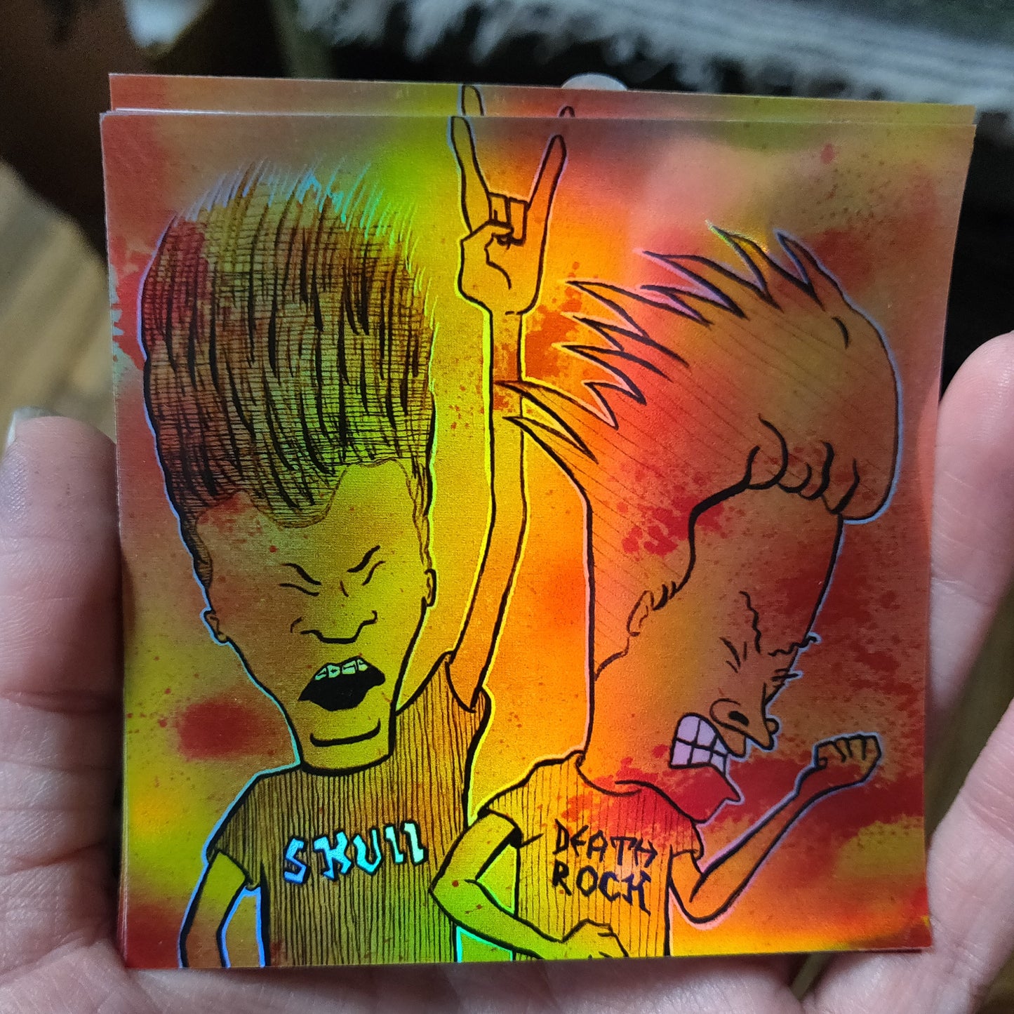 Bunghole & Dumbass Headbang STICKER