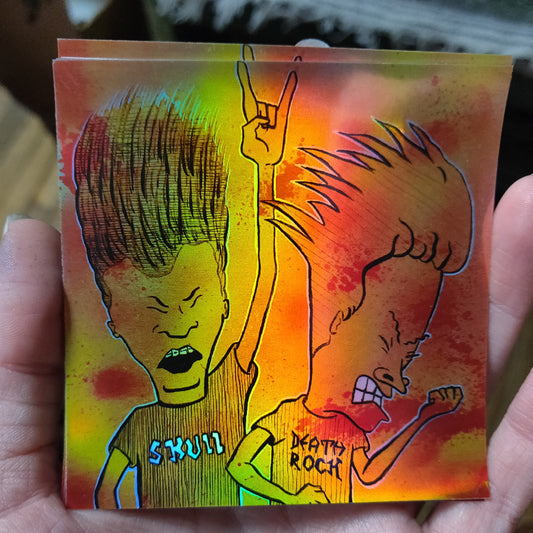 Bunghole & Dumbass Headbang STICKER