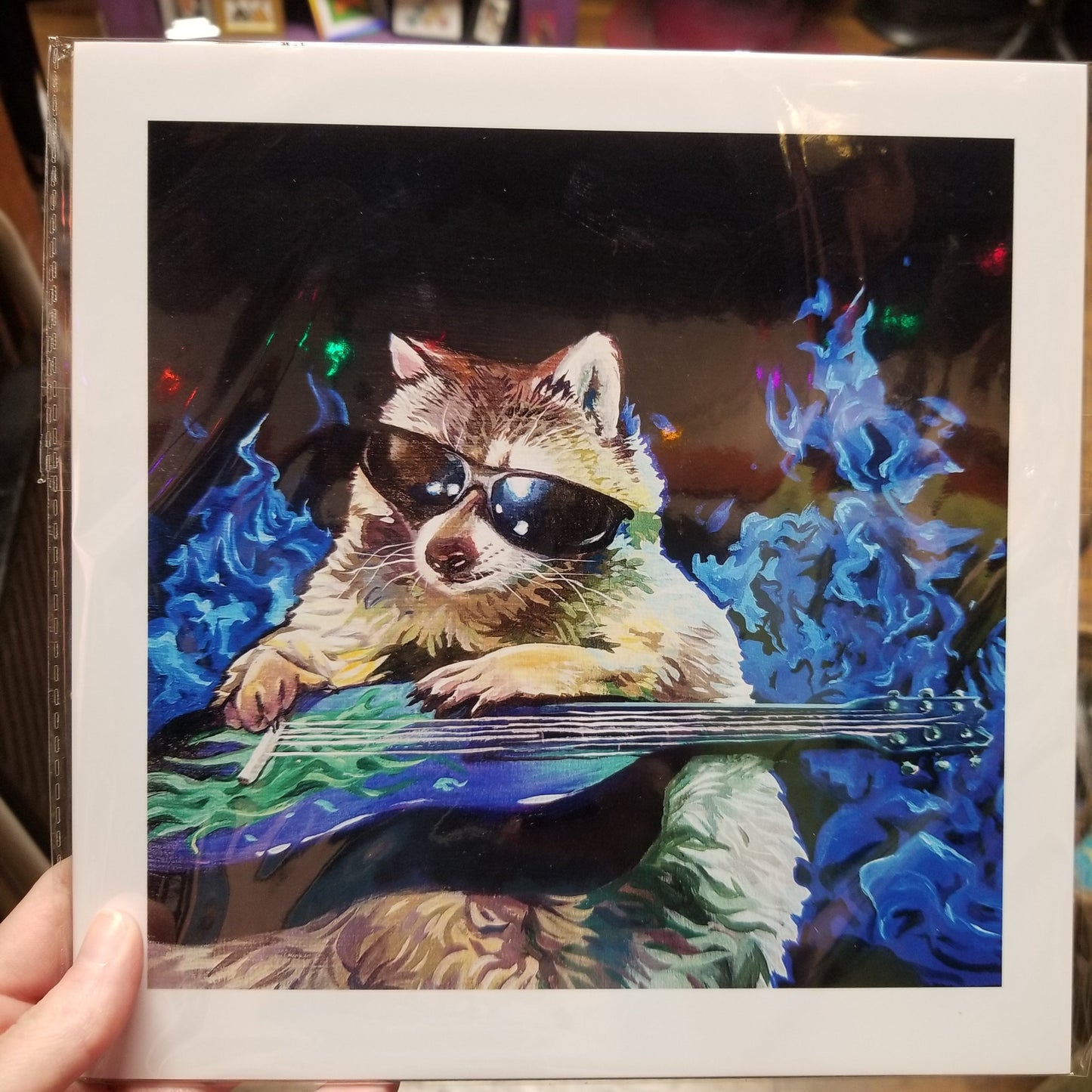 Blues Raccoon PRINT