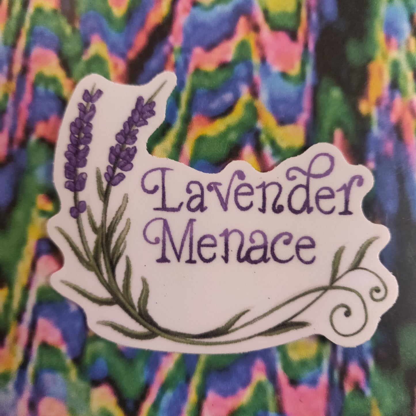 Lavender Menace STICKER