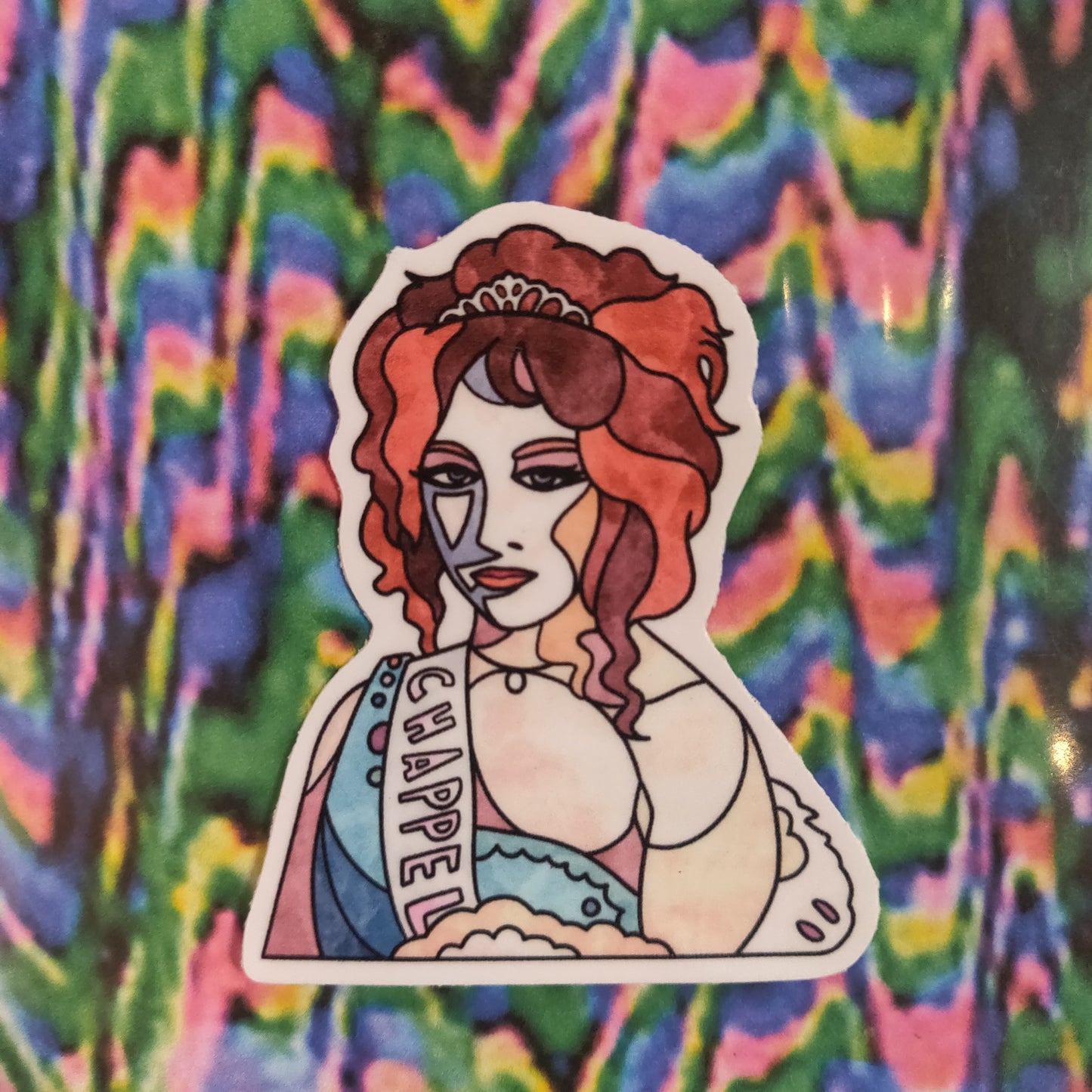 Stained Glass CR STICKER