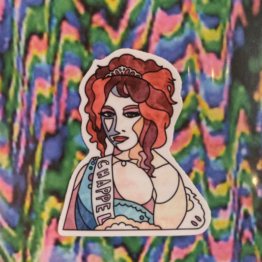 Stained Glass CR STICKER