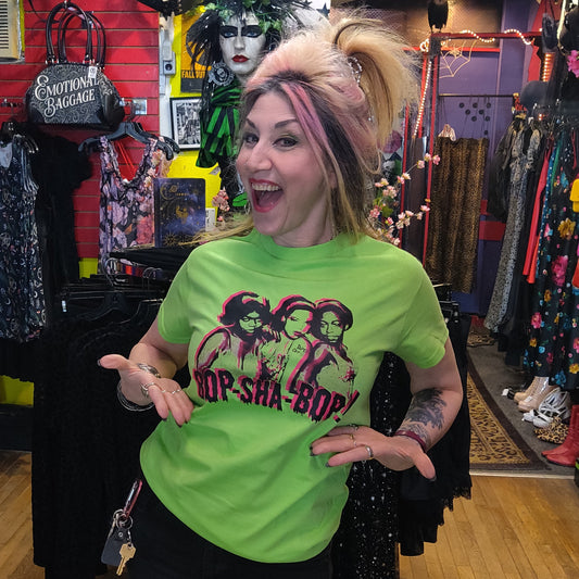 Bop-Sha-Bop! (Crystal, Ronette & Chiffon) T-SHiRT by Taped Off TV