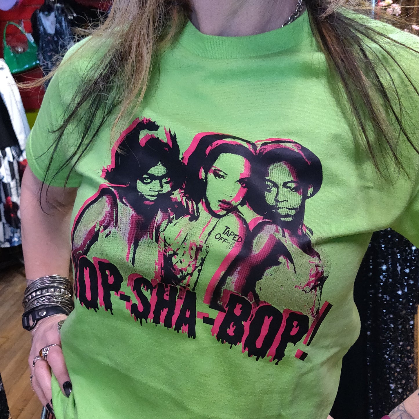 Bop-Sha-Bop! (Crystal, Ronette & Chiffon) T-SHiRT by Taped Off TV