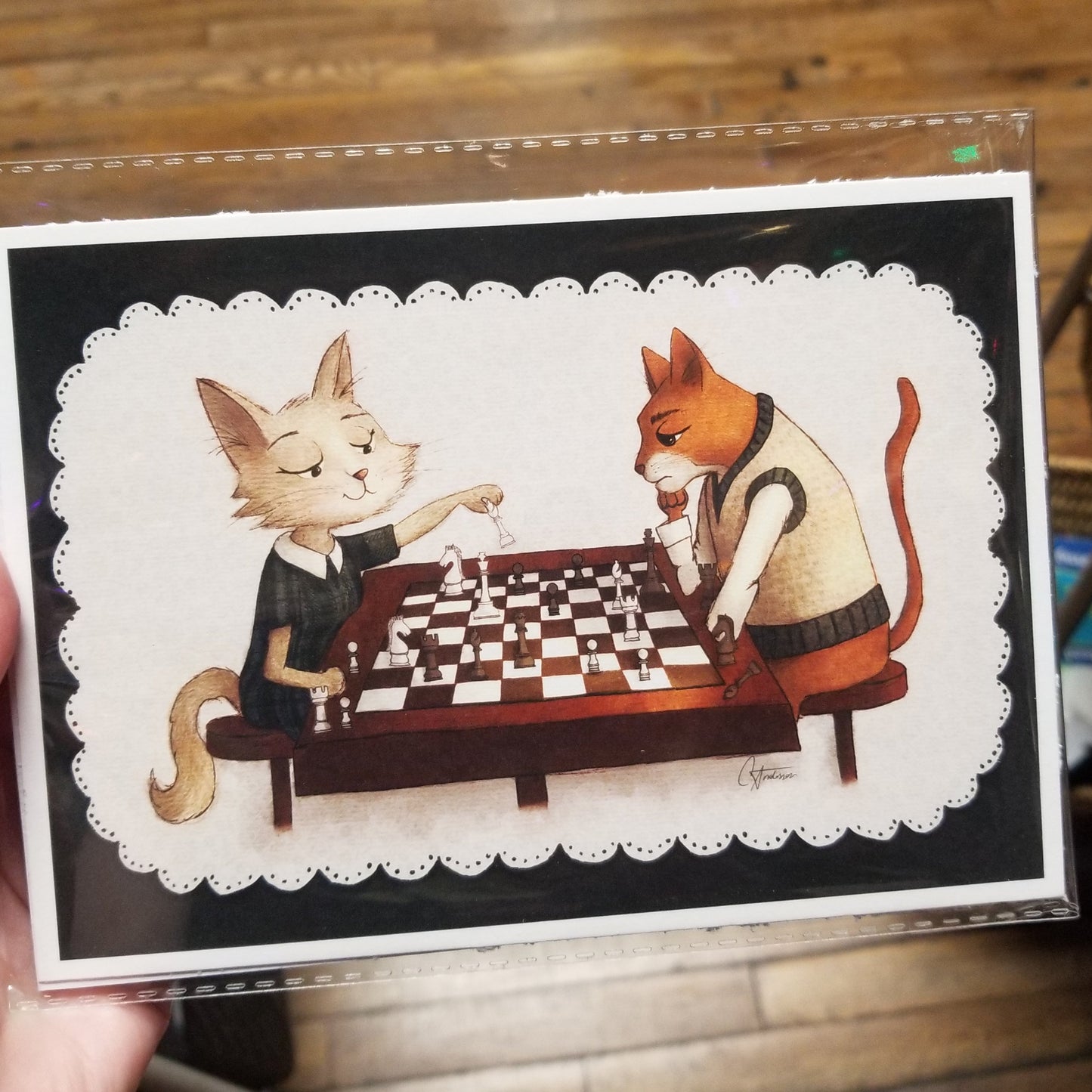 Chess Cats PRINT