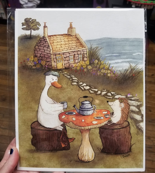 Seaside Tea Time PRINT
