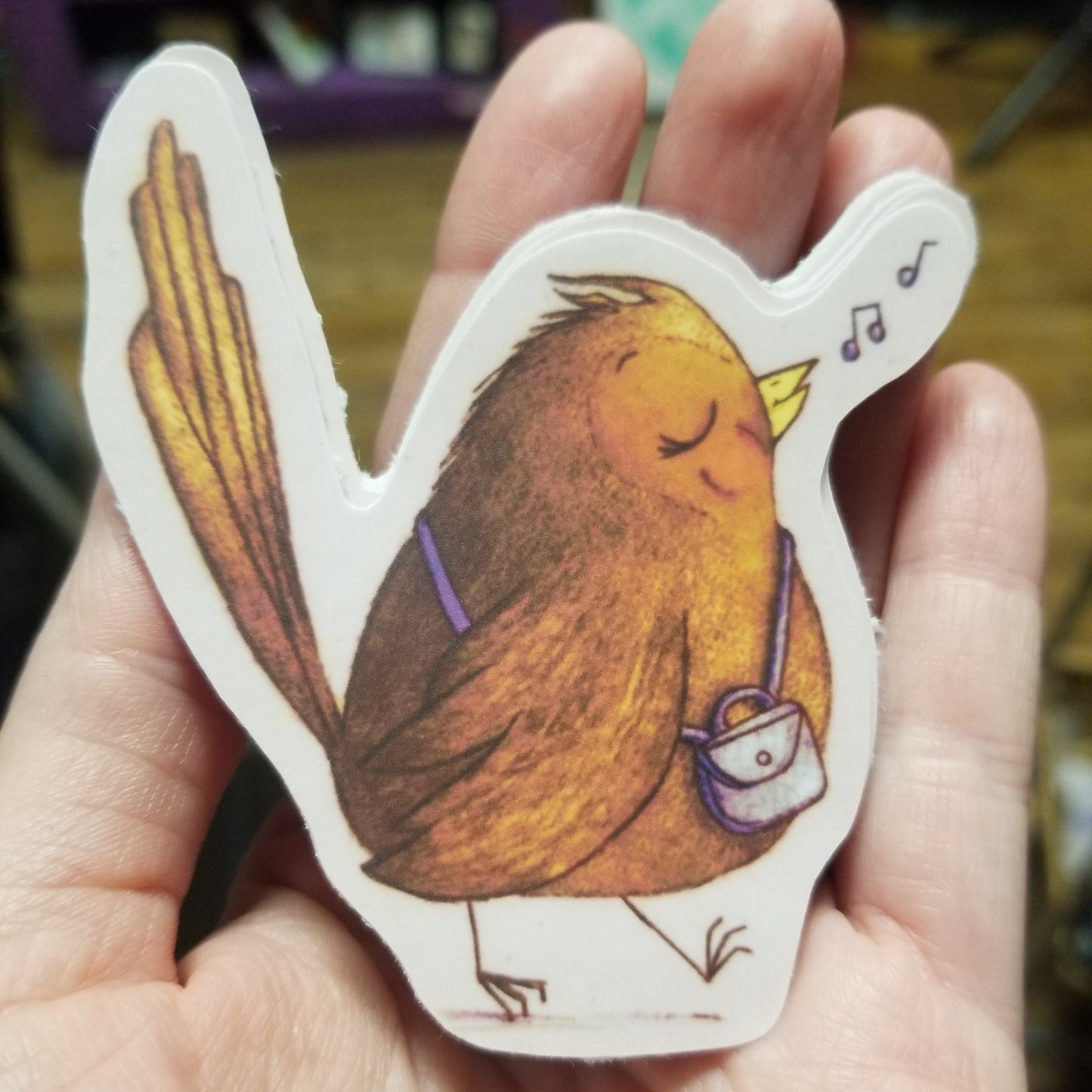 Whistling Bird STICKER
