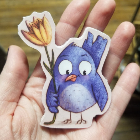 Flower Bird STICKER