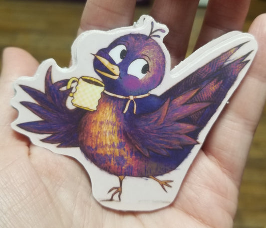 Coffee Bird STICKER