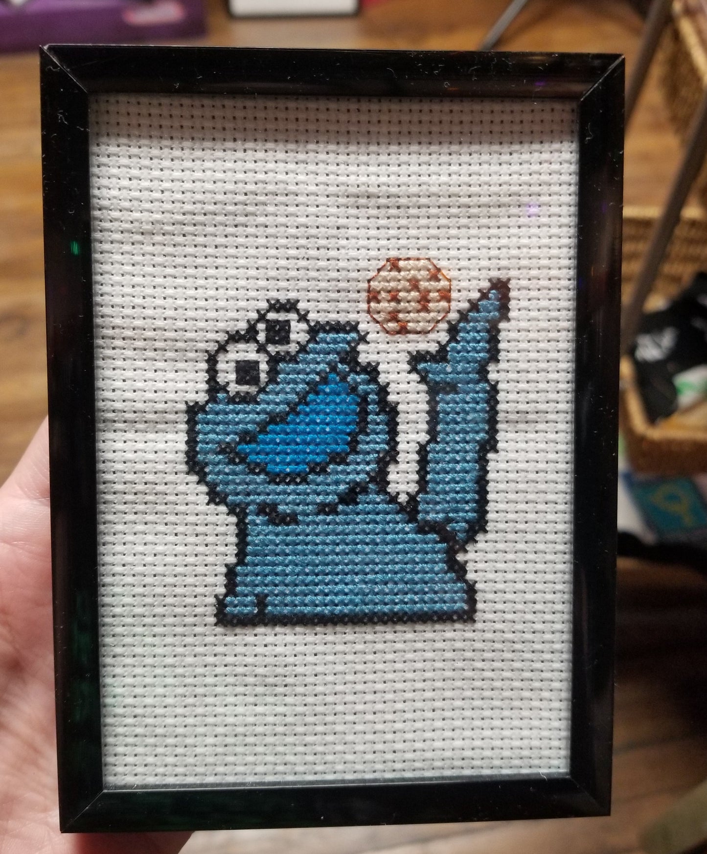 Cookie Framed Cross-Stitch