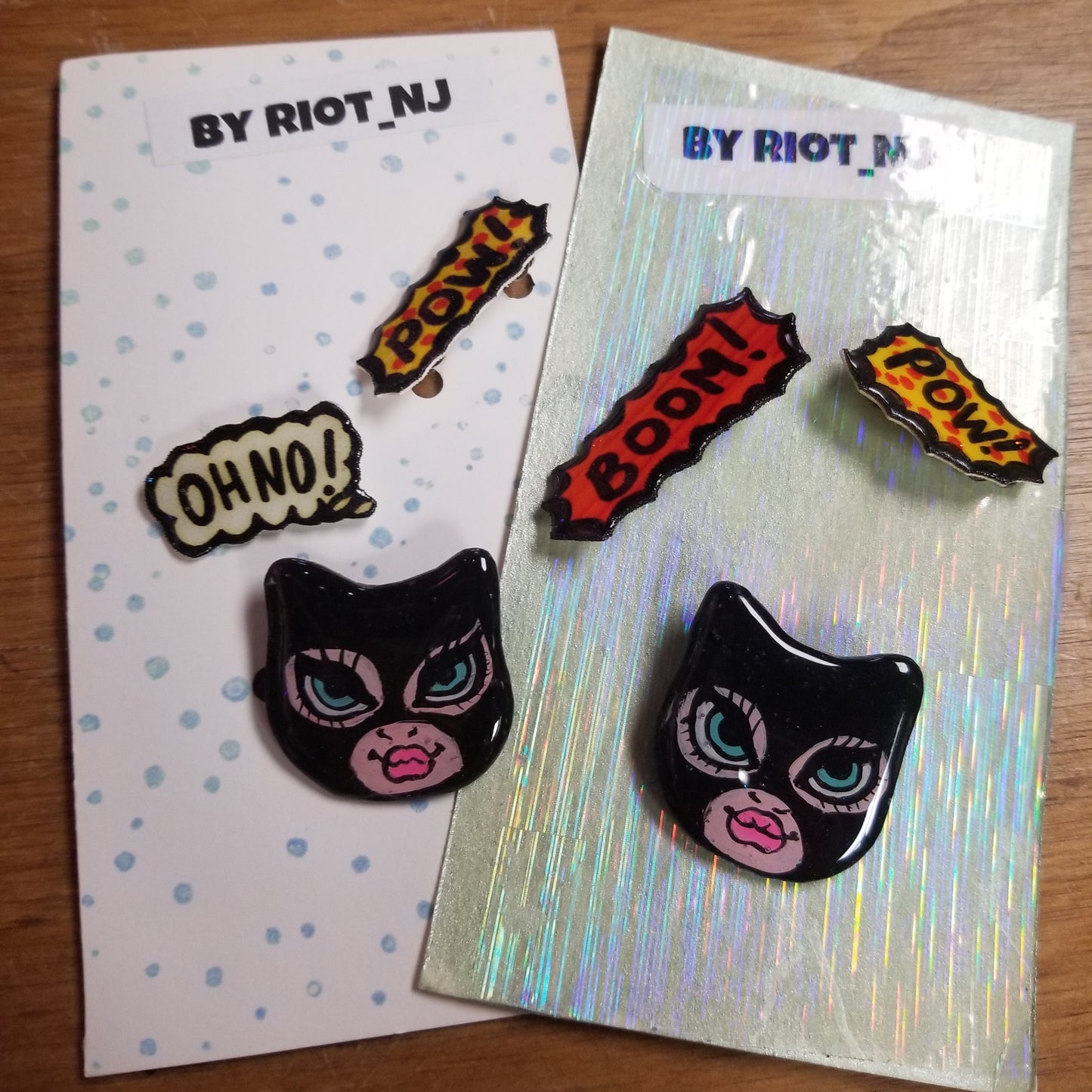 Riot NJ 3-piece Cat Lady PiN PACK