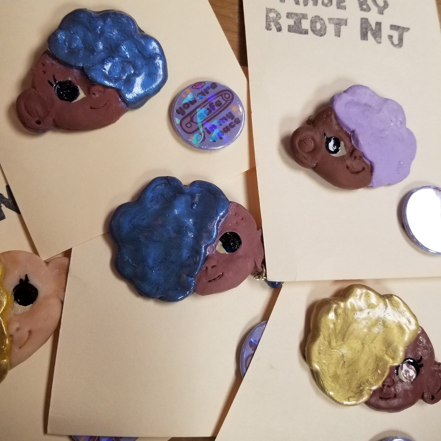 Riot NJ 2-piece You Are Safe In My Space PiN PACK