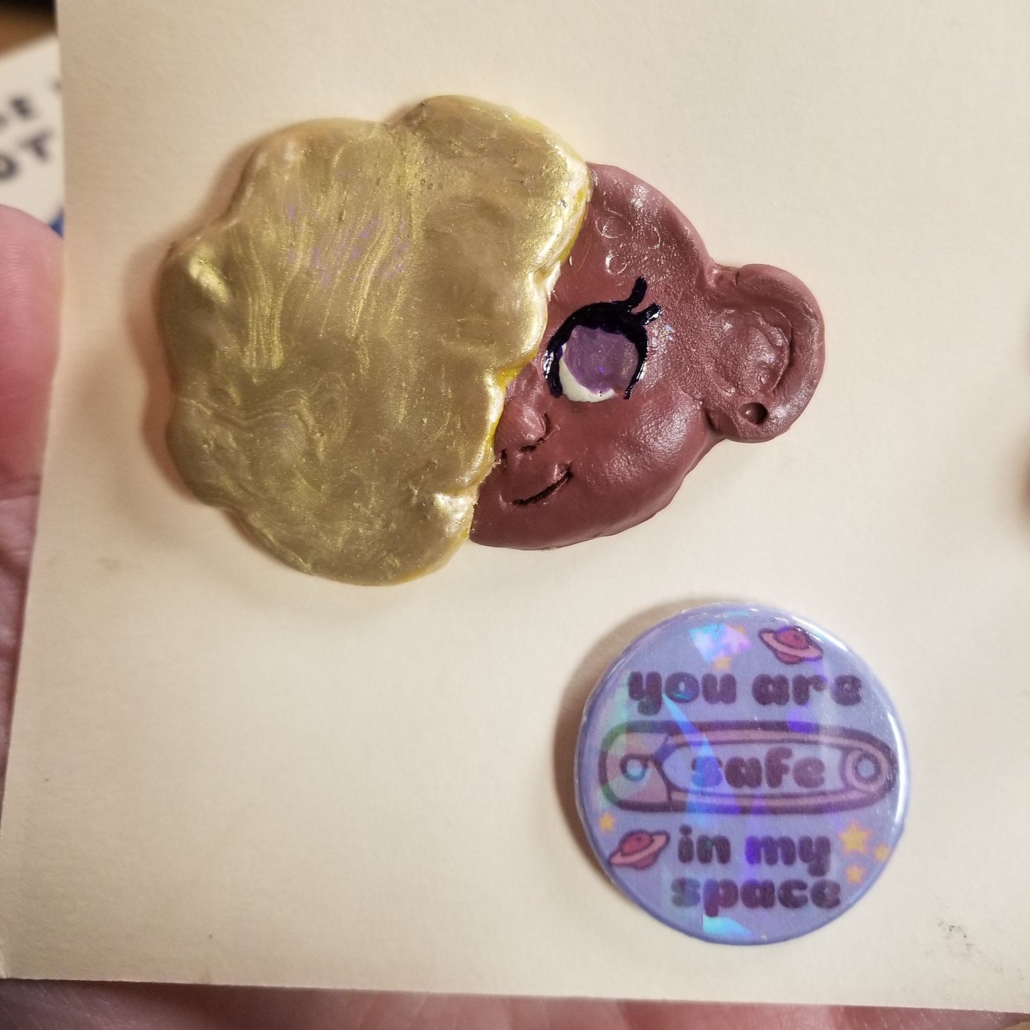 Riot NJ 2-piece You Are Safe In My Space PiN PACK