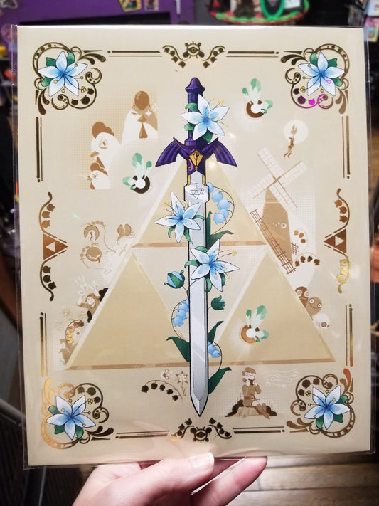 Sword Lillies PRINT