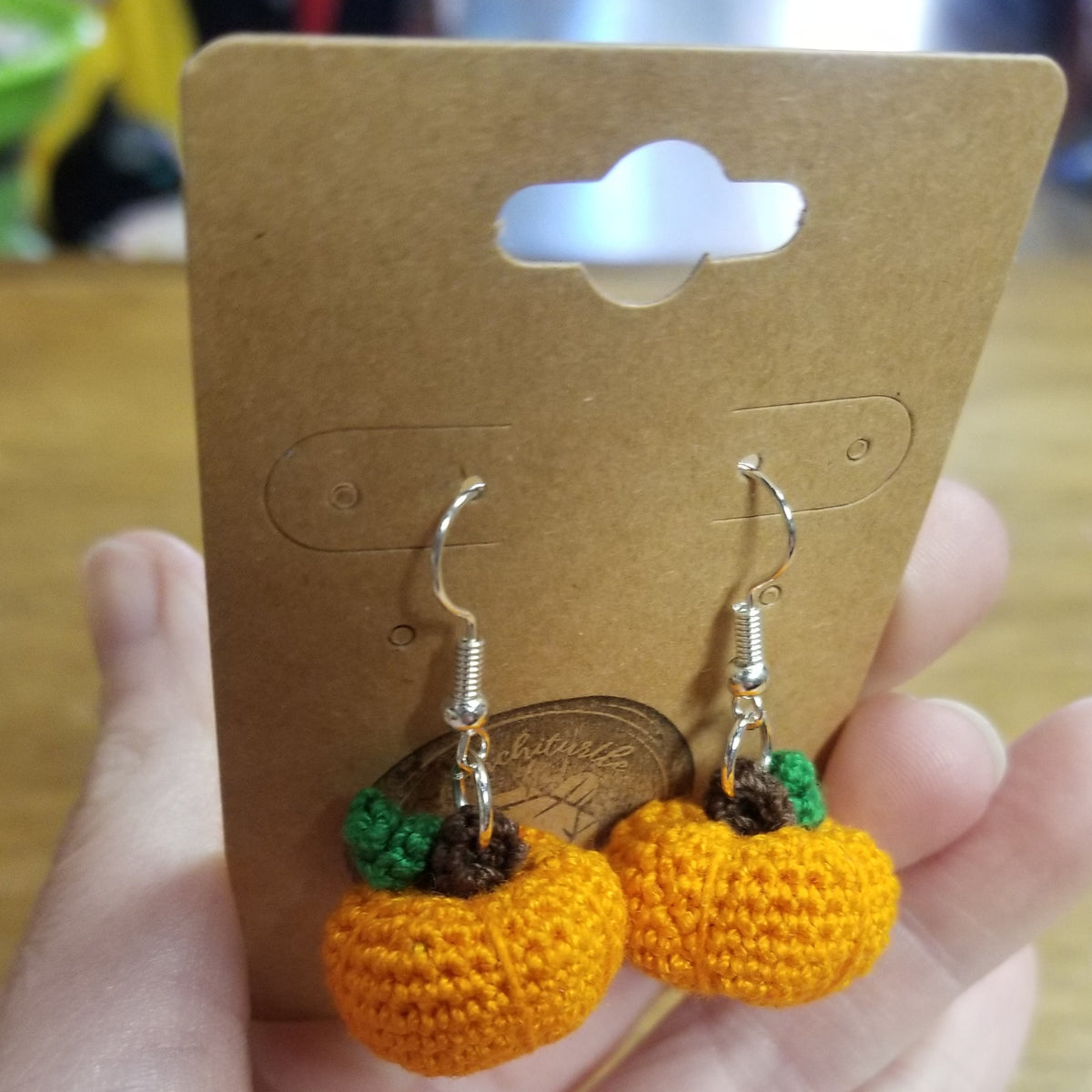 Crochet Pumpkin EARRiNGS