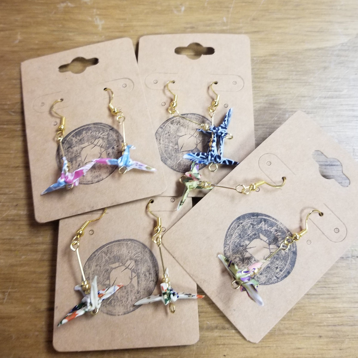 Origami Crane EARRiNGS